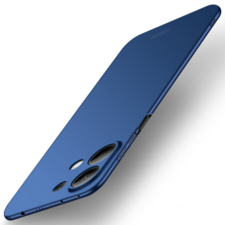 For Xiaomi Redmi Note 13 4G MOFI Micro-Frosted PC Ultra-thin Hard Phone Case(Blue) - Xiaomi Cases by MOFI | Online Shopping UK | buy2fix