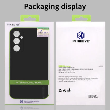 For Samsung Galaxy F15 / M15 PINWUYO Sense Series Liquid Silicone TPU Phone Case(Green) - Galaxy Phone Cases by PINWUYO | Online Shopping UK | buy2fix