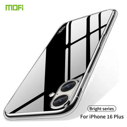 For iPhone 16 Plus MOFI Ming Series Ultra-thin TPU Phone Case(Transparent) - iPhone 16 Plus Cases by MOFI | Online Shopping UK | buy2fix