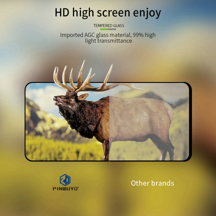 For Realme C67 5G PINWUYO 9H 2.5D Full Screen Tempered Glass Film(Black) - C67 Tempered Glass by PINWUYO | Online Shopping UK | buy2fix