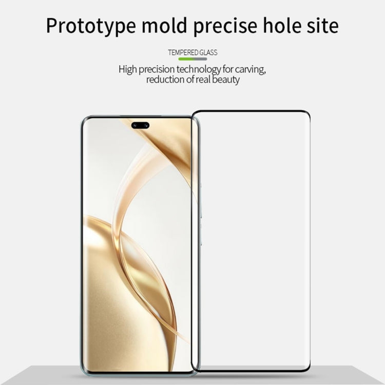 For Honor 200 PINWUYO 9H 3D Hot Bending Tempered Glass Film(Black) - Honor Tempered Glass by PINWUYO | Online Shopping UK | buy2fix