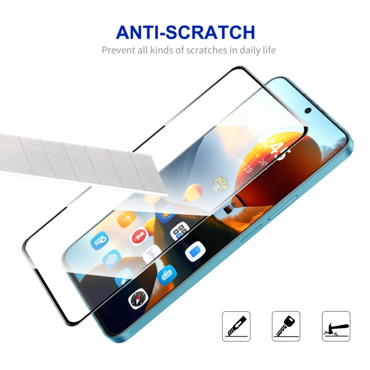 For Xiaomi Poco M6 Pro 4G ENKAY Hat-Prince Full Glue High Aluminum-silicon Tempered Glass Film -  by ENKAY | Online Shopping UK | buy2fix