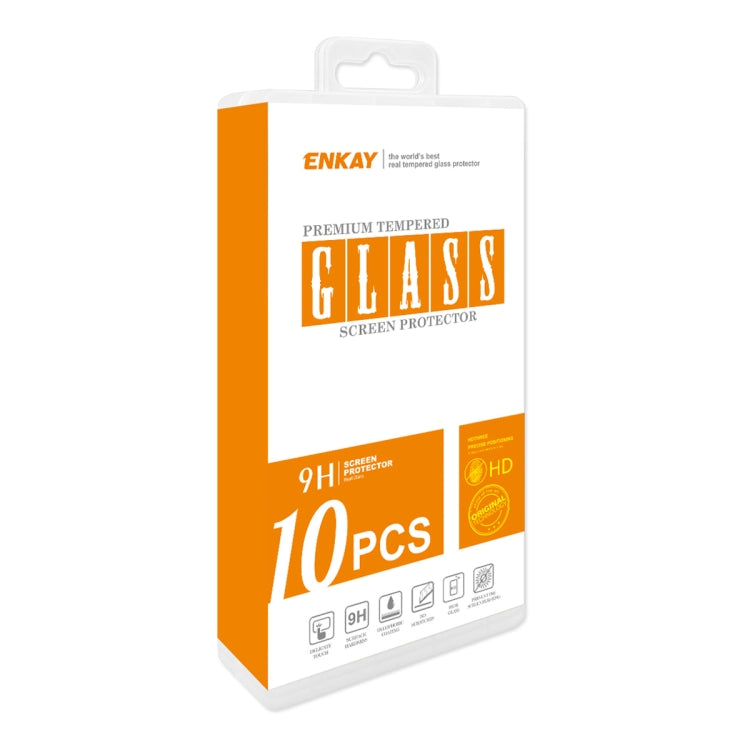 For Xiaomi Poco M6 Pro 4G 10pcs ENKAY Hat-Prince Full Glue High Aluminum-silicon Tempered Glass Film -  by ENKAY | Online Shopping UK | buy2fix