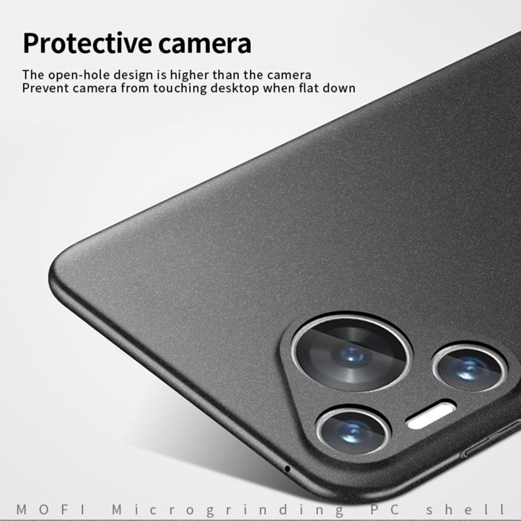 For Huawei P70 MOFI Fandun Series Frosted PC Ultra-thin All-inclusive Phone Case(Gray) - Huawei Cases by MOFI | Online Shopping UK | buy2fix