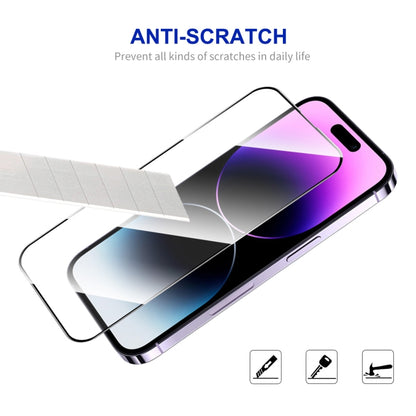 For iPhone 16 Pro Max ENKAY Full Glue High Aluminum-silicon Tempered Glass Film - iPhone 16 Pro Max Tempered Glass by ENKAY | Online Shopping UK | buy2fix