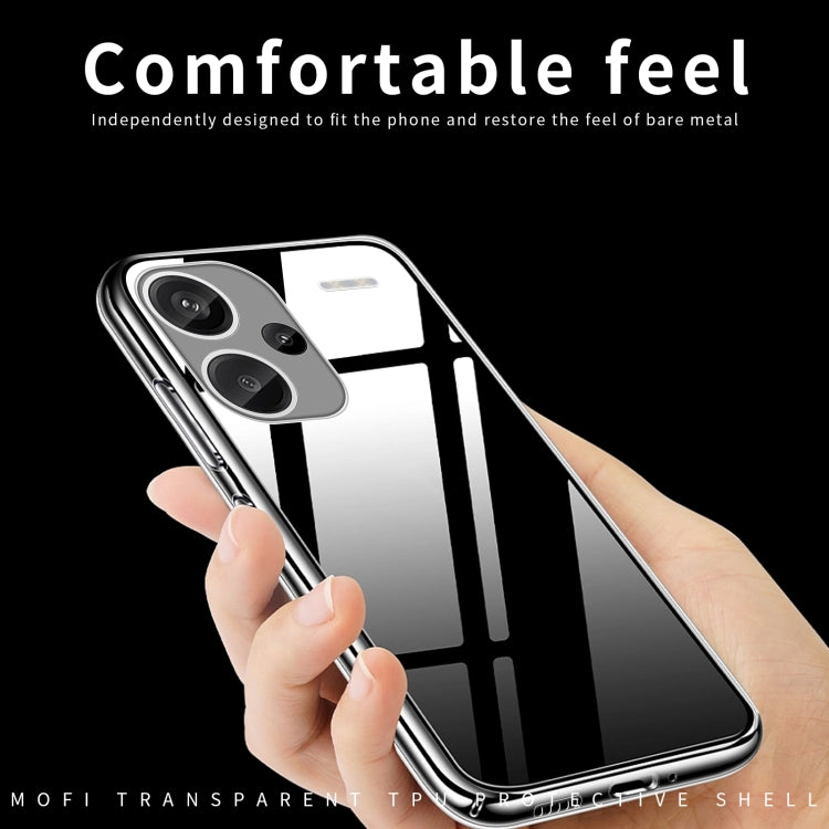 For Xiaomi Redmi Note 13 Pro+ MOFI Ming Series Ultra-thin TPU Phone Case(Transparent) - Note 13 Pro+ Cases by MOFI | Online Shopping UK | buy2fix