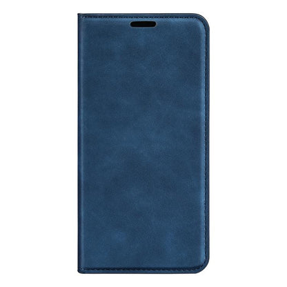 or Samsung Galaxy S25 Ultra 5G Retro-skin Magnetic Suction Leather Phone Case(Dark Blue) - Galaxy S25 Ultra 5G Cases by buy2fix | Online Shopping UK | buy2fix