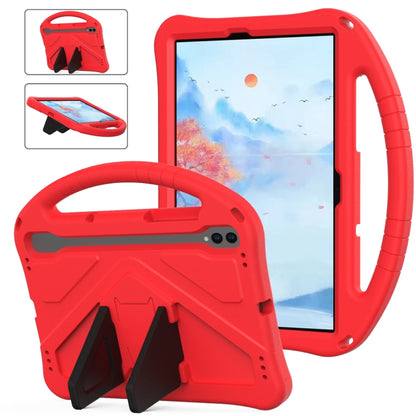 For Samsung Galaxy Tab S10 EVA Shockproof Tablet Case with Holder(Red) - Tab S10 Cases by buy2fix | Online Shopping UK | buy2fix