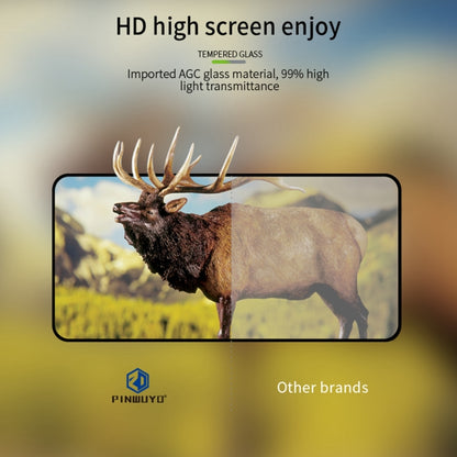 For Huawei nova 12S PINWUYO 9H 2.5D Full Screen Tempered Glass Film(Black) - Huawei Tempered Glass by PINWUYO | Online Shopping UK | buy2fix