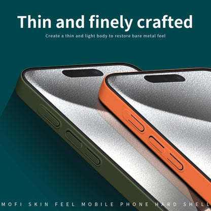 For iPhone 16 Pro MOFI Qin Series Skin Feel All-inclusive PC Phone Case(Orange) - iPhone 16 Pro Cases by MOFI | Online Shopping UK | buy2fix