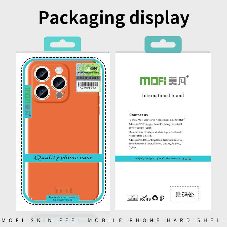 For iPhone 16 Pro MOFI Qin Series Skin Feel All-inclusive PC Phone Case(Green) - iPhone 16 Pro Cases by MOFI | Online Shopping UK | buy2fix