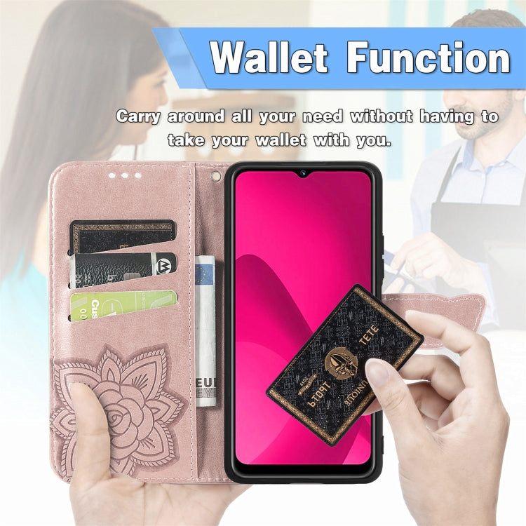 For iPhone 16 Pro Max Butterfly Love Flower Embossed Leather Phone Case(Lavender) - iPhone 16 Pro Max Cases by buy2fix | Online Shopping UK | buy2fix