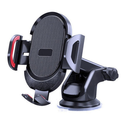 D33 With Air Vent Clip Suction Cup Base Gravity Sensing Car Phone Holder Bracket(Red) - Car Holders by buy2fix | Online Shopping UK | buy2fix