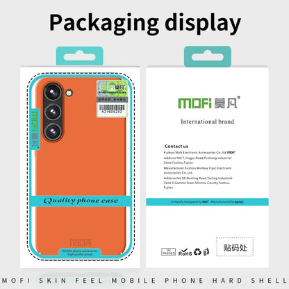 For Samsung Galaxy A54 5G MOFI Qin Series Skin Feel All-inclusive PC Phone Case(Orange) - Galaxy Phone Cases by MOFI | Online Shopping UK | buy2fix