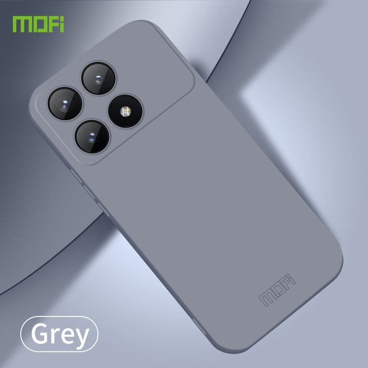 For Xiaomi Redmi K70E MOFI Qin Series Skin Feel All-inclusive PC Phone Case(Gray) - K70E Cases by MOFI | Online Shopping UK | buy2fix