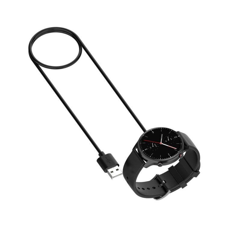For Amazfit Active Edge A2212 1m Smart Watch USB Charging Cable(Black) - Charger by buy2fix | Online Shopping UK | buy2fix