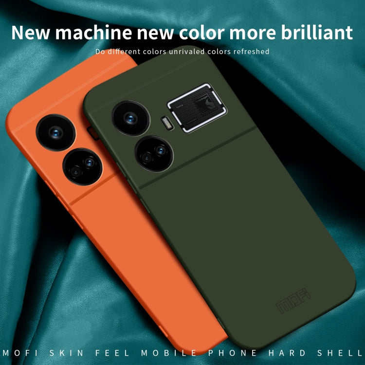 For Realme GT5 MOFI Qin Series Skin Feel All-inclusive PC Phone Case(Green) - Realme Cases by MOFI | Online Shopping UK | buy2fix