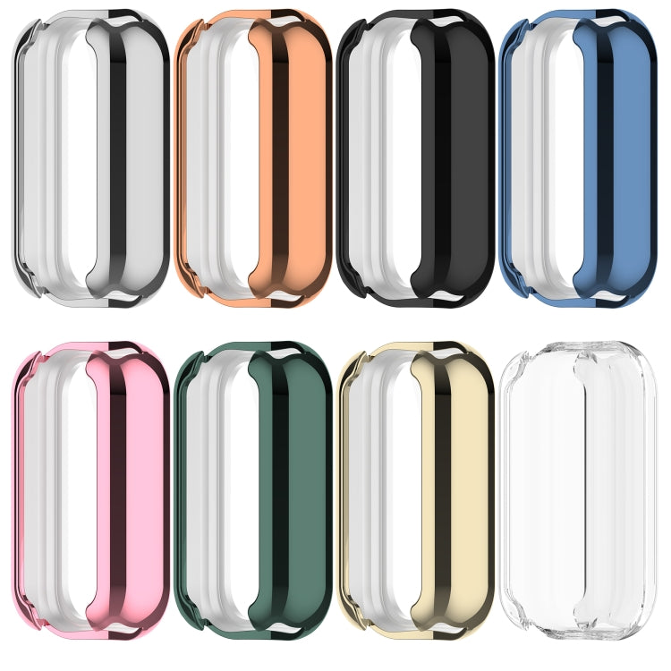 For Xiaomi Smart Band 8 Active Full Package TPU Electroplated Watch Protective Case(Pink) - Watch Cases by buy2fix | Online Shopping UK | buy2fix