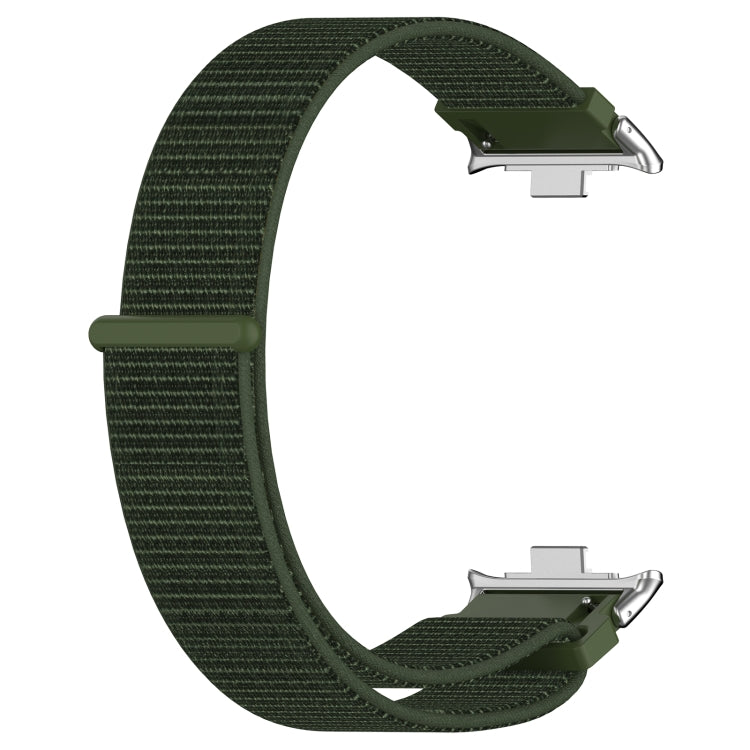 For Xiaomi Mi Band 8 Pro Nylon Loop Metal Connector Watch Band(Army Green) - Watch Bands by buy2fix | Online Shopping UK | buy2fix