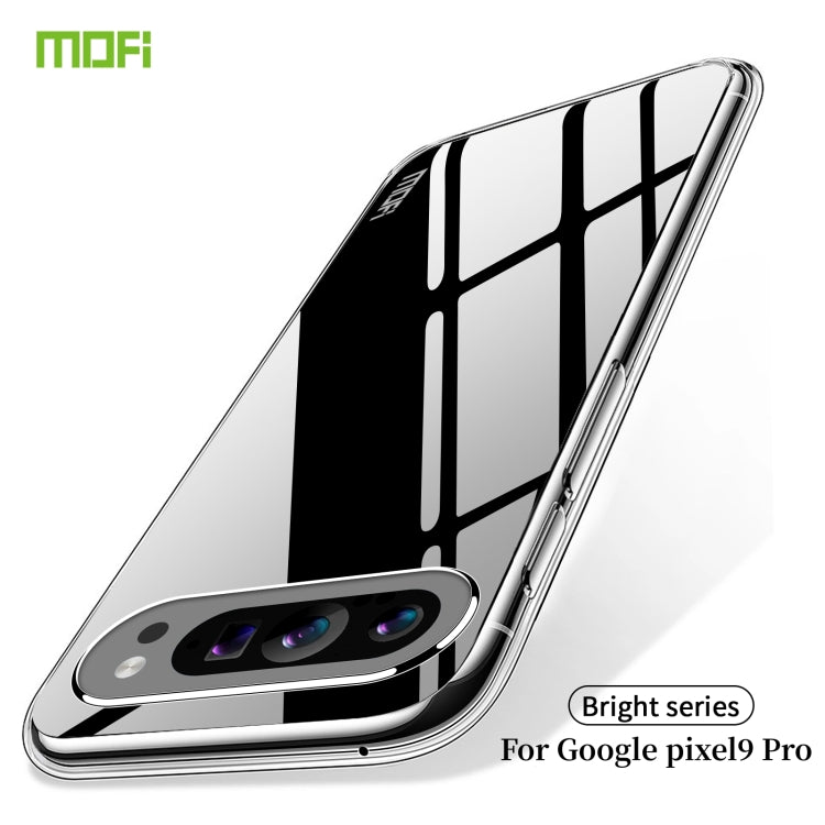 For Google Pixel 9 Pro MOFI Ming Series Transparent Ultra-thin TPU Phone Case(Transparent) - Google Cases by MOFI | Online Shopping UK | buy2fix