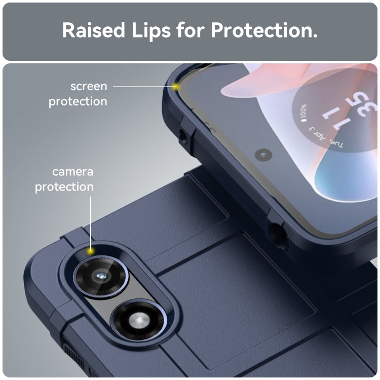 For Motorola Moto G Play 2024 Full Coverage Shockproof TPU Phone Case(Blue) - Motorola Cases by buy2fix | Online Shopping UK | buy2fix