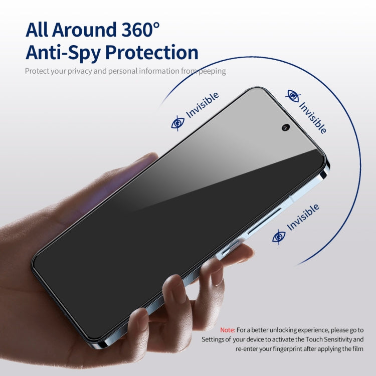 For Samsung Galaxy S23 FE 5G 2pcs ENKAY Hat-Prince 360 Degree Anti-peeping Privacy Full Screen Tempered Glass Film - Galaxy S23 FE 5G Tempered Glass by ENKAY | Online Shopping UK | buy2fix