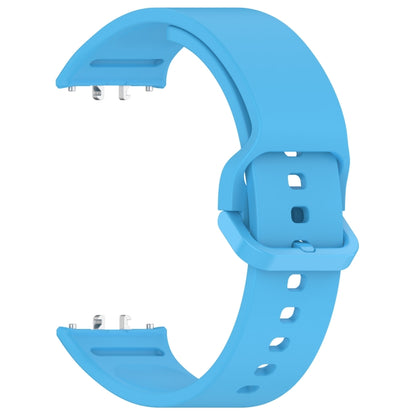 For Samsung Galaxy Fit 3 Solid Color Colorful Buckle Silicone Watch Band(Sky blue) - Watch Bands by buy2fix | Online Shopping UK | buy2fix