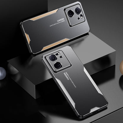 For Xiaomi Redmi K60 Ultra Blade Series TPU Hybrid Metal Phone Case(Blue) - Redmi K60 Ultra Cases by buy2fix | Online Shopping UK | buy2fix