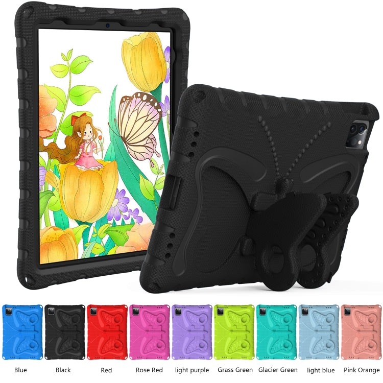 For iPad Pro 11 2024 Butterfly Bracket EVA Shockproof Tablet Case(Black) - iPad Pro 11 2024 Cases by buy2fix | Online Shopping UK | buy2fix