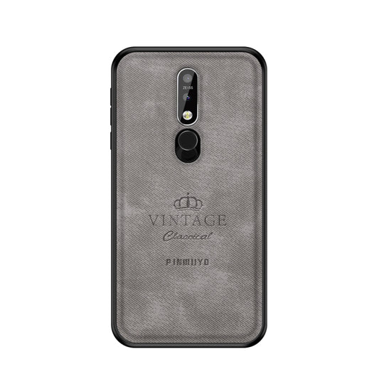 PINWUYO Shockproof Waterproof Full Coverage PC + TPU + Skin Protective Case for Nokia 7.1 (2018)(Gray) - Nokia Cases by buy2fix | Online Shopping UK | buy2fix