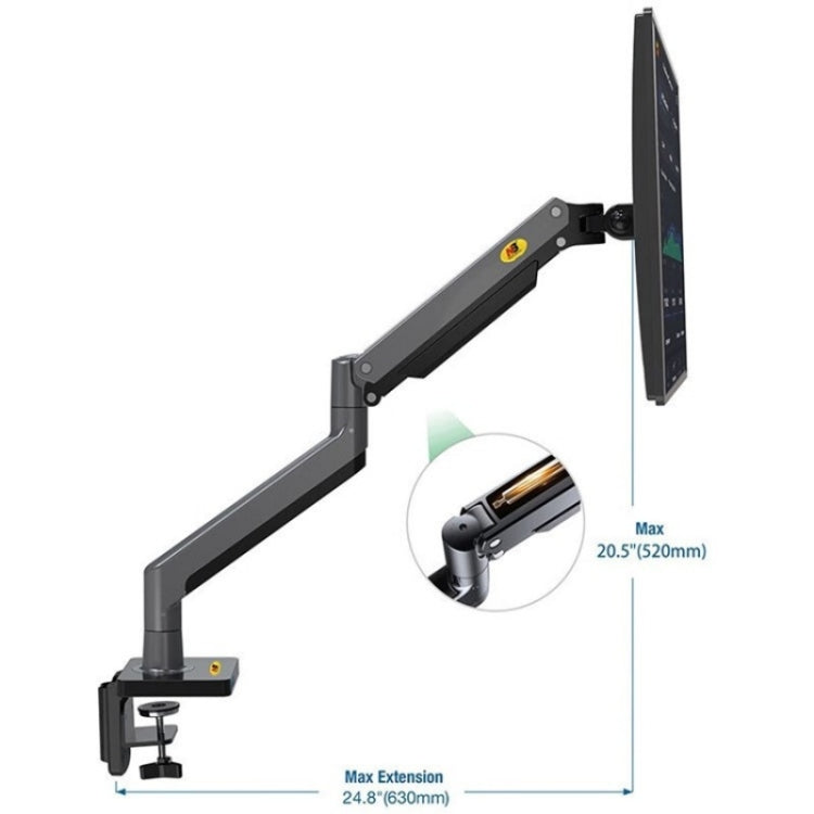 NB G45 22-40 inch Adjustable Aluminum Alloy Bracket Rotatable Computer Monitor Holder - TV Brackets & Mounts by buy2fix | Online Shopping UK | buy2fix