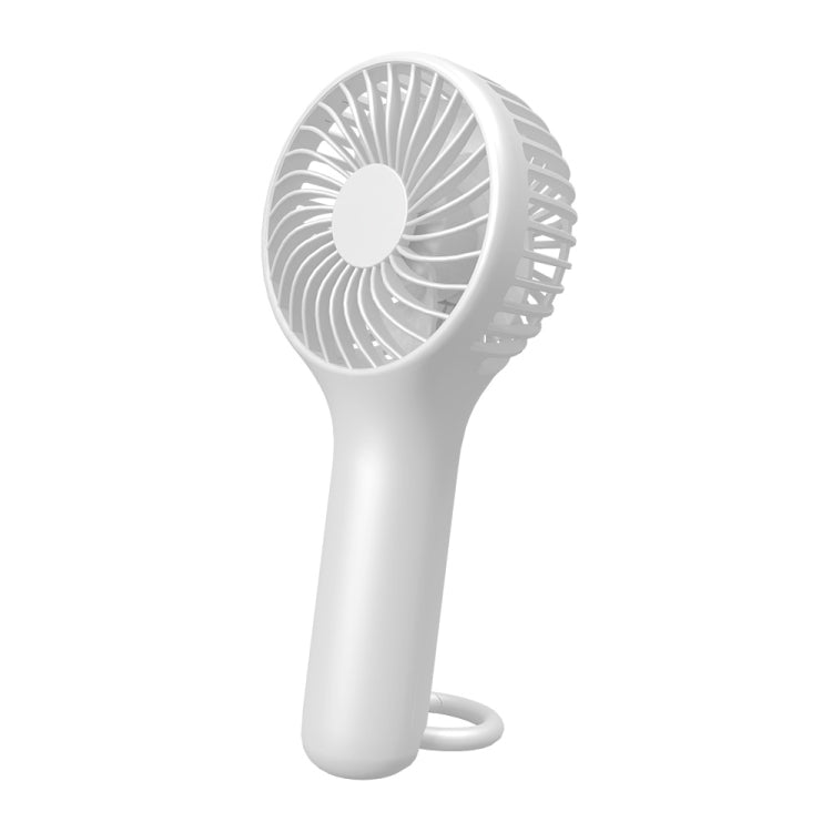 S13 Portable Summer Cooling Fan Hanging Buckle Mini 3 Wind Speed Handheld Fan(White) - Electric Fans by buy2fix | Online Shopping UK | buy2fix