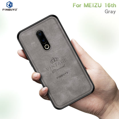 PINWUYO Shockproof Waterproof Full Coverage PC + TPU + Skin Protective Case for Meizu 16th(Blue) - Meizu by PINWUYO | Online Shopping UK | buy2fix