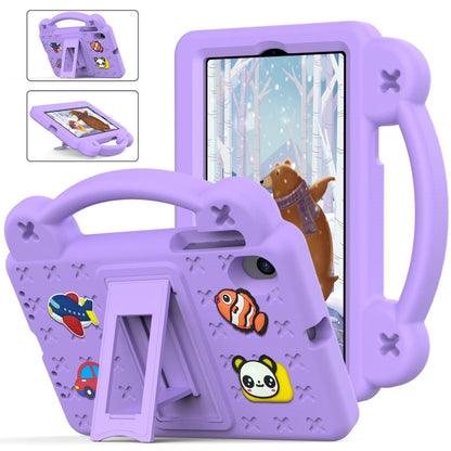 For Walmart Onn 7.0 Gen4 2024 Handle Kickstand Children EVA Shockproof Tablet Case(Light Purple) - Others by buy2fix | Online Shopping UK | buy2fix