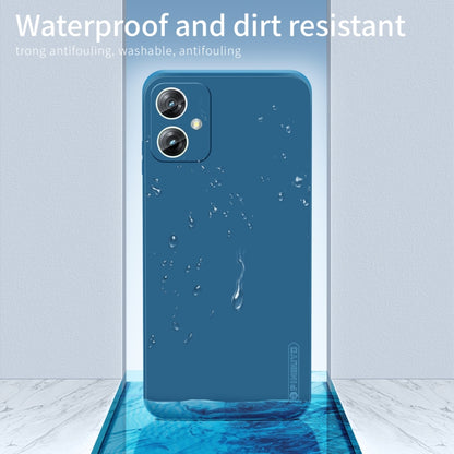 For Motorola Moto G54 5G PINWUYO Sense Series Liquid Silicone TPU Phone Case(Blue) - Motorola Cases by PINWUYO | Online Shopping UK | buy2fix