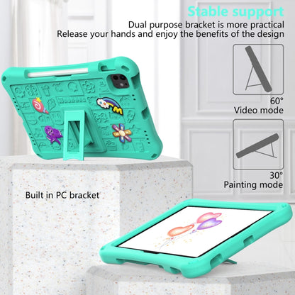 For iPad Pro 11 2024 Hi Baby EVA Full Body Tablet Case with Strap(Mint Green) - iPad Pro 11 2024 Cases by buy2fix | Online Shopping UK | buy2fix