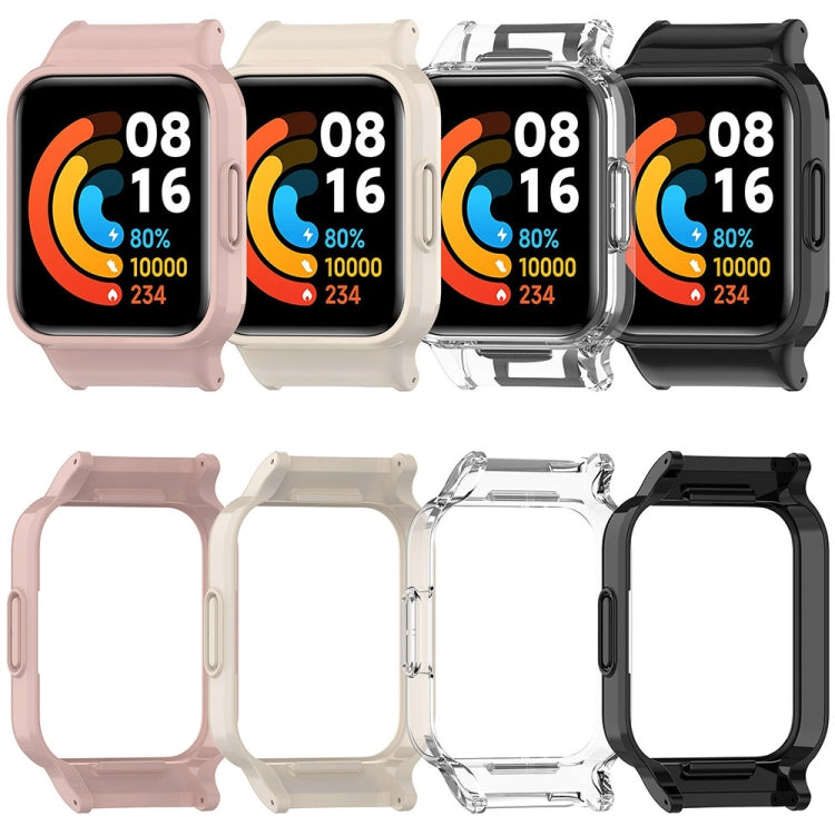 For Redmi Watch 3 Active Half Pack PC Watch Protective Case(Transparent) - Watch Cases by buy2fix | Online Shopping UK | buy2fix