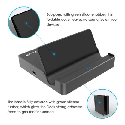 WAVLINK UHP3D01G Gigabit Ethernet USB 3.0 Multi-Function HUB 4K HD Docking Station(US Plug) - USB 3.0 HUB by WAVLINK | Online Shopping UK | buy2fix