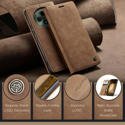 For OPPO Reno12 F /12 FS 5G CaseMe 013 Multifunctional Horizontal Flip Leather Phone Case(Brown) - Reno12 F Cases by CaseMe | Online Shopping UK | buy2fix