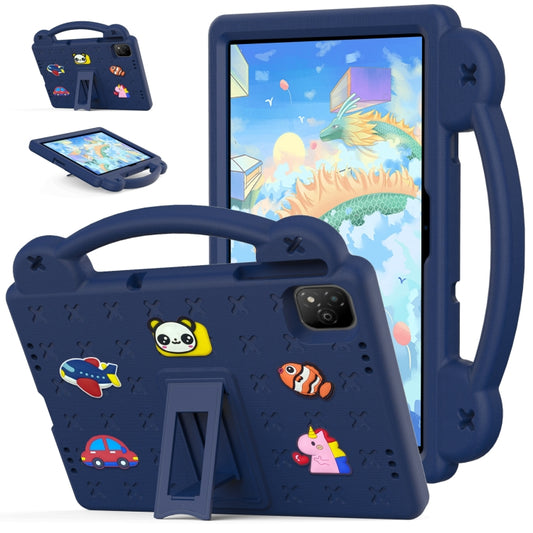 For Infinix Xpad 11 X1101 2024 Handle Kickstand Children EVA Shockproof Tablet Case(Navy Blue) - Others by buy2fix | Online Shopping UK | buy2fix