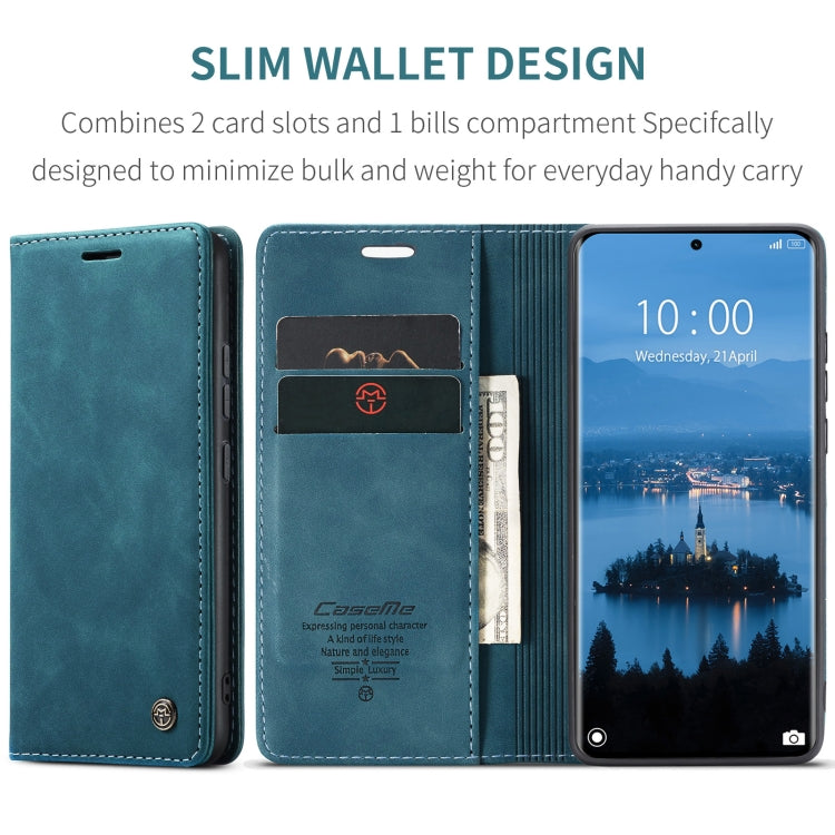 For Redmi Note 14 Pro 5G CaseMe 013 Multifunctional Horizontal Flip Leather Phone Case(Blue) - Note 14 Pro Cases by CaseMe | Online Shopping UK | buy2fix