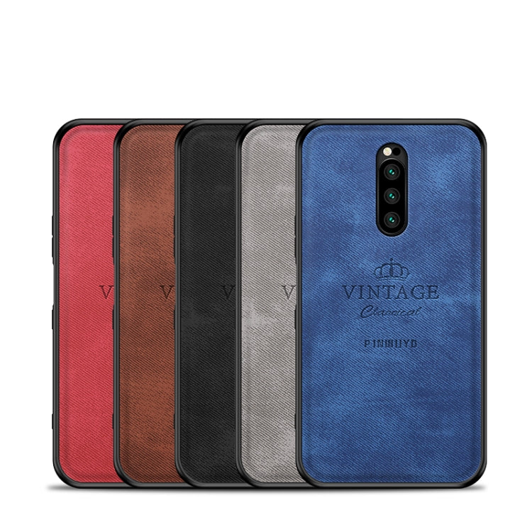 PINWUYO Shockproof Waterproof Full Coverage TPU + PU Cloth+Anti-shock Cotton Protective Case  for Sony Xperia 1 / Xperia XZ4(Black) - Sony Cases by 1 | Online Shopping UK | buy2fix