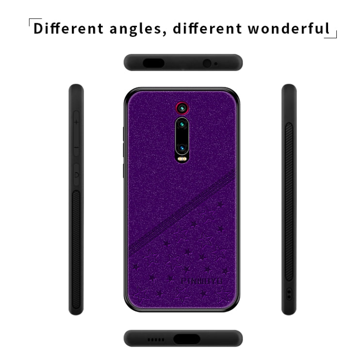 PINWUYO Full Coverage Waterproof Shockproof PC+TPU+PU Protective Case for XIAOMI RedMi K20 / K20 Pro / Mi 9T / Mi 9T Pro(Purple) - Xiaomi Cases by PINWUYO | Online Shopping UK | buy2fix