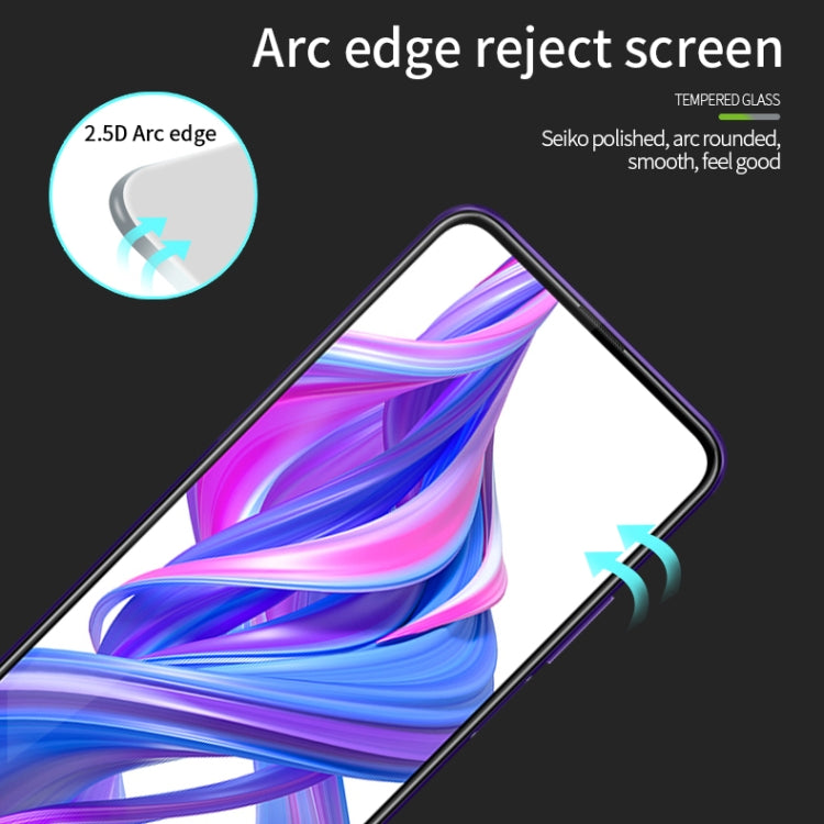 PINWUYO 9H 2.5D Full Screen Tempered Glass Film For Huawei Honor 9X / 9X Pro(Black) - Honor Tempered Glass by PINWUYO | Online Shopping UK | buy2fix