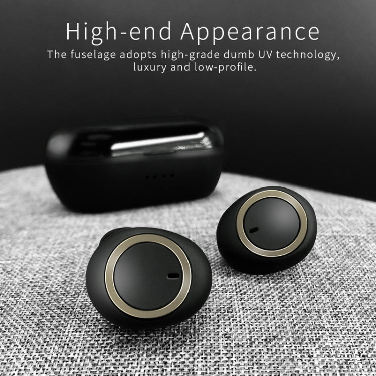 TWS-A1 TWS Bluetooth 5.0 Mini Invisible Sports Music Earphone with Charging Box & Microphone (Black) - TWS Earphone by buy2fix | Online Shopping UK | buy2fix