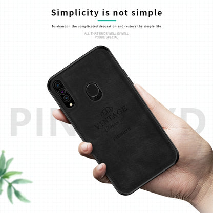 For Galaxy A20S PINWUYO Zun Series PC + TPU + Skin Waterproof And Anti-fall All-inclusive Protective Shell(Black) - Galaxy Phone Cases by PINWUYO | Online Shopping UK | buy2fix