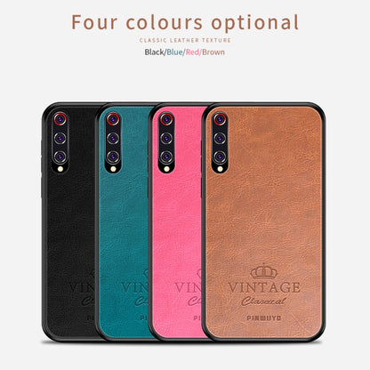 For Xiaomi Mi 9 Pro PINWUYO Pin Rui Series Classical Leather, PC + TPU + PU Leather Waterproof And Anti-fall All-inclusive Protective Shell(Black) - Xiaomi Cases by PINWUYO | Online Shopping UK | buy2fix