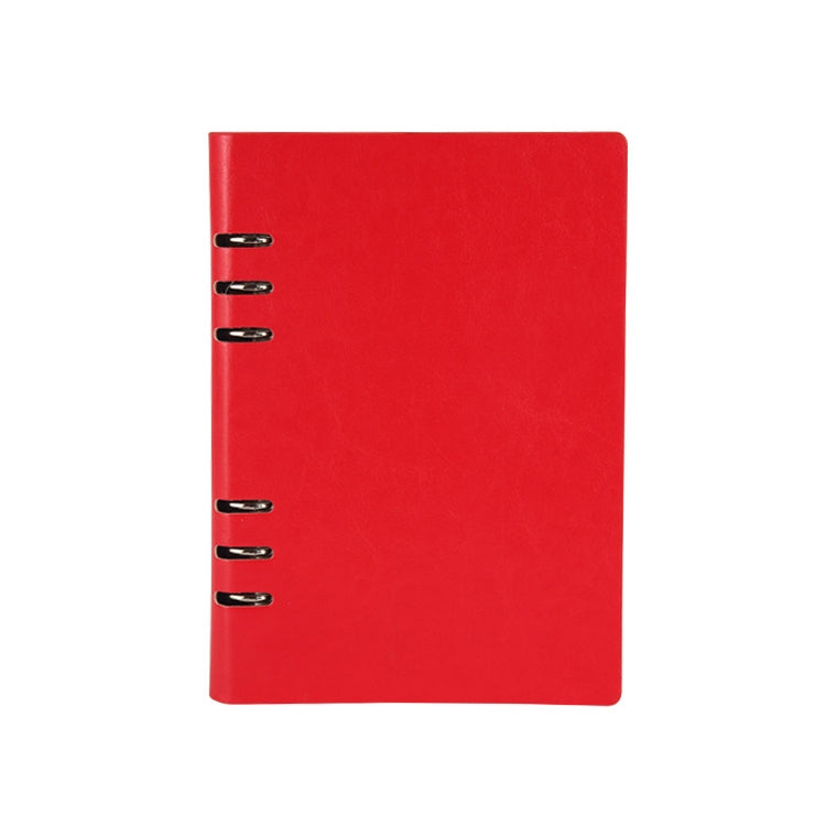 Business Notepad Loose Leaf Replaceable Inner Notebook Thickened Diary Book, Color:A5 Red - Notebooks by buy2fix | Online Shopping UK | buy2fix