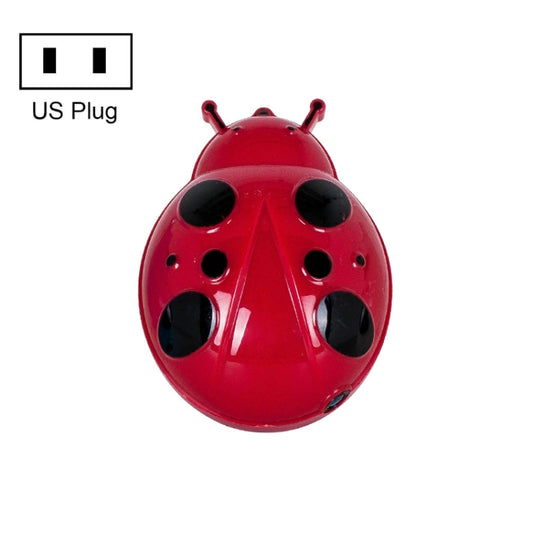 A62 Beetle Shape LED Night Light Plug-in Intelligent Light Control Sensor Light, Plug:US Plug(Red) - Sensor LED Lights by buy2fix | Online Shopping UK | buy2fix