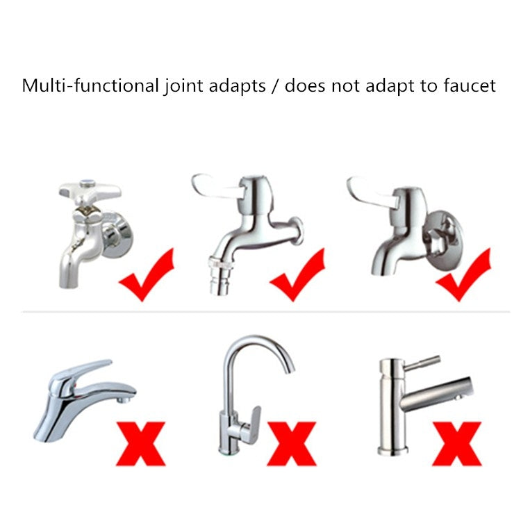 2 PCS Faucet Nipple Universal Joint Car Wash Water Gun Garden Clamp Joint - Faucets & Accessories by buy2fix | Online Shopping UK | buy2fix